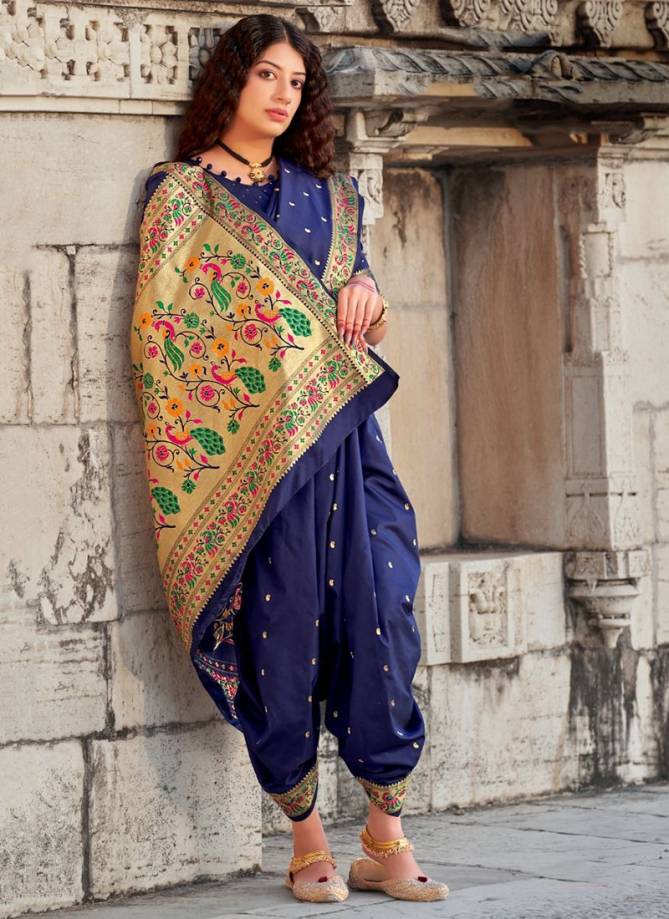 MANJUBAA MAHAKARNI PAITHANI Fancy Festive Wear Soft Silk Saree Collection